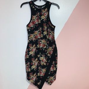 flower black dress🤍